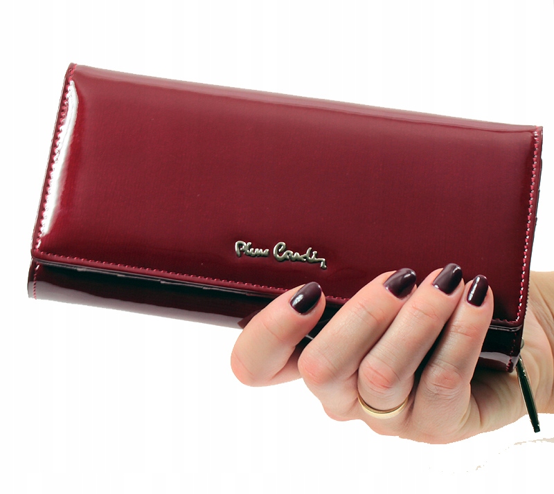 Peněženka Pierre Cardin lakovaná kůže krabička