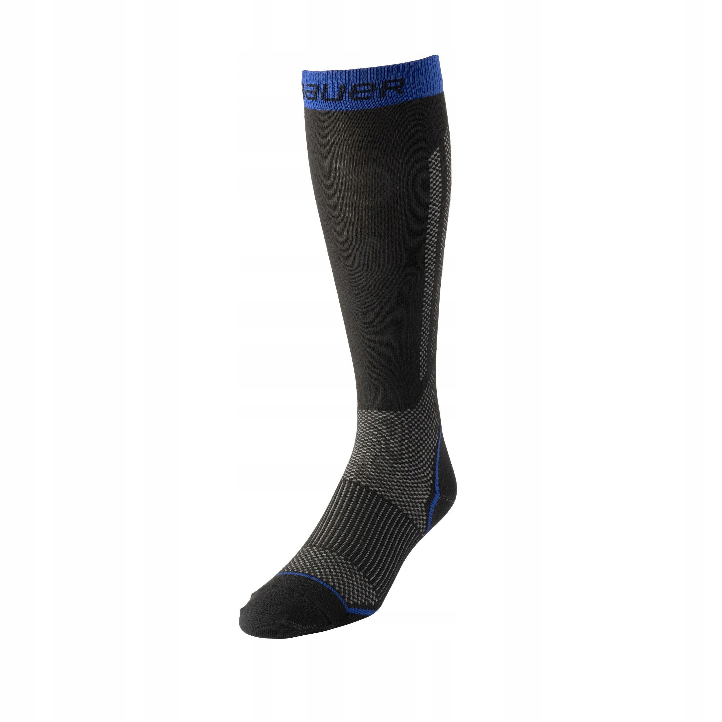 Skarpety hokejowe Bauer Tall Performance S25 black/blue