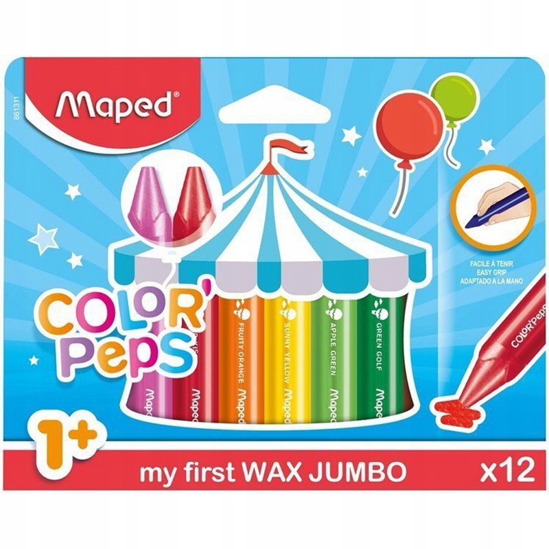 

Zestaw kredek świecowych Jumbo Maped