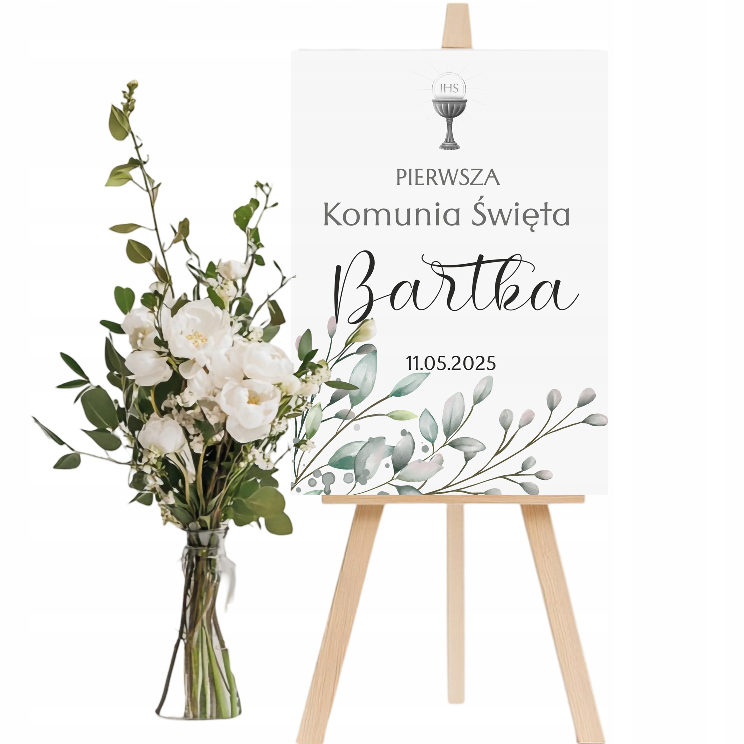 Elegantní Plakát na svaté přijímání Tabule První Svaté Přijímání 100 x 140 cm