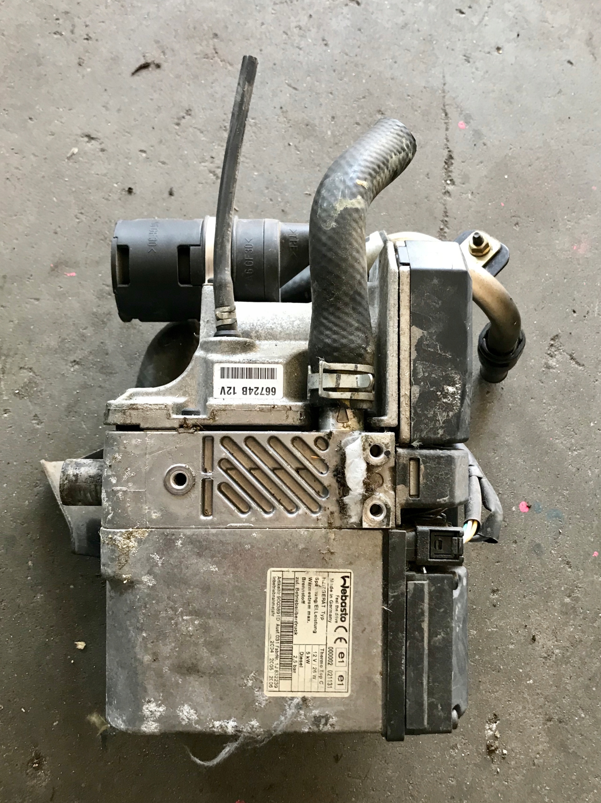 XSARA II WEBASTO СТОЯНОЧНЫЙ ОТОПИТЕЛЬ 9006156A