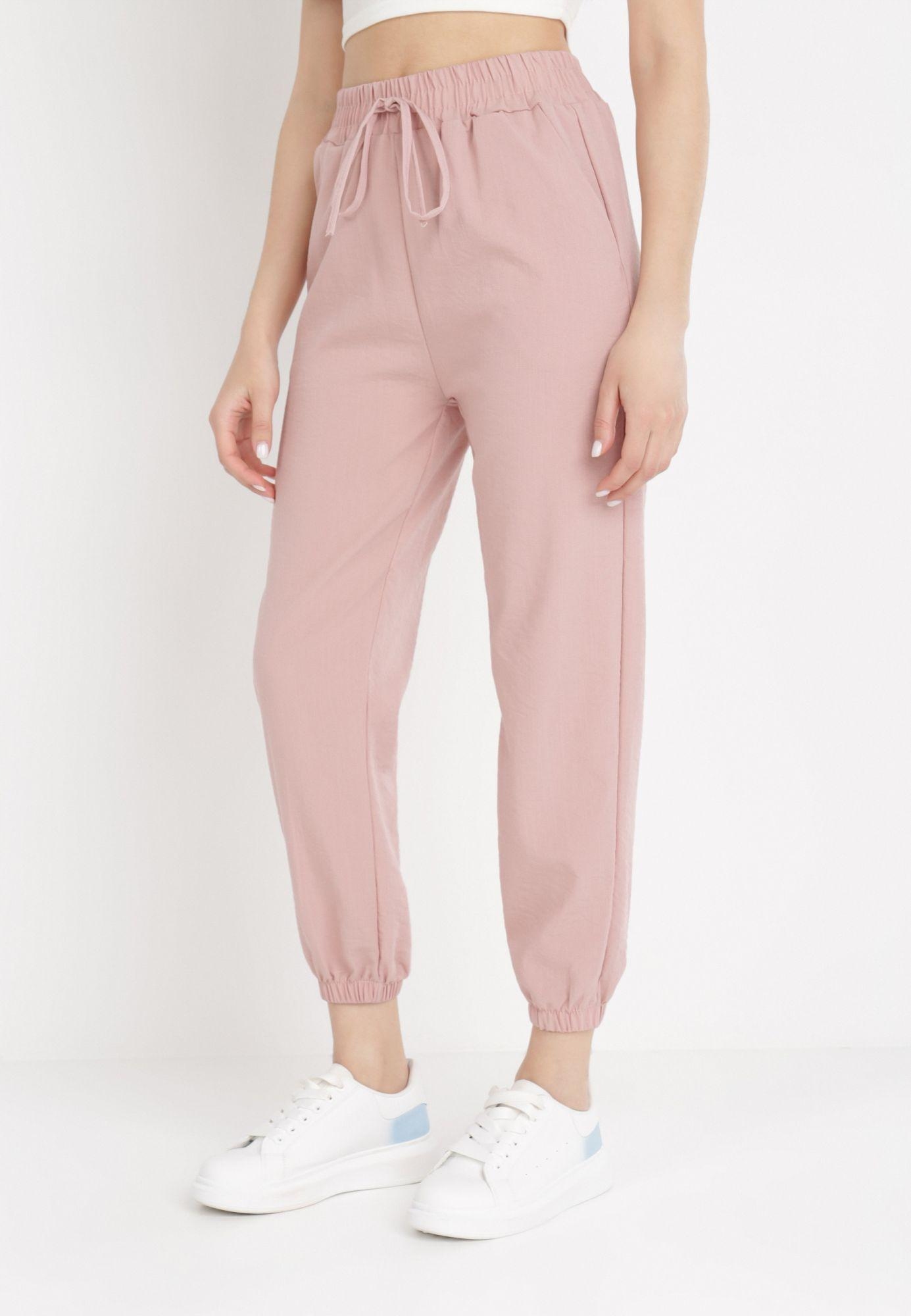 

Born2Be Różowe Spodnie damskie XXL/XXXL