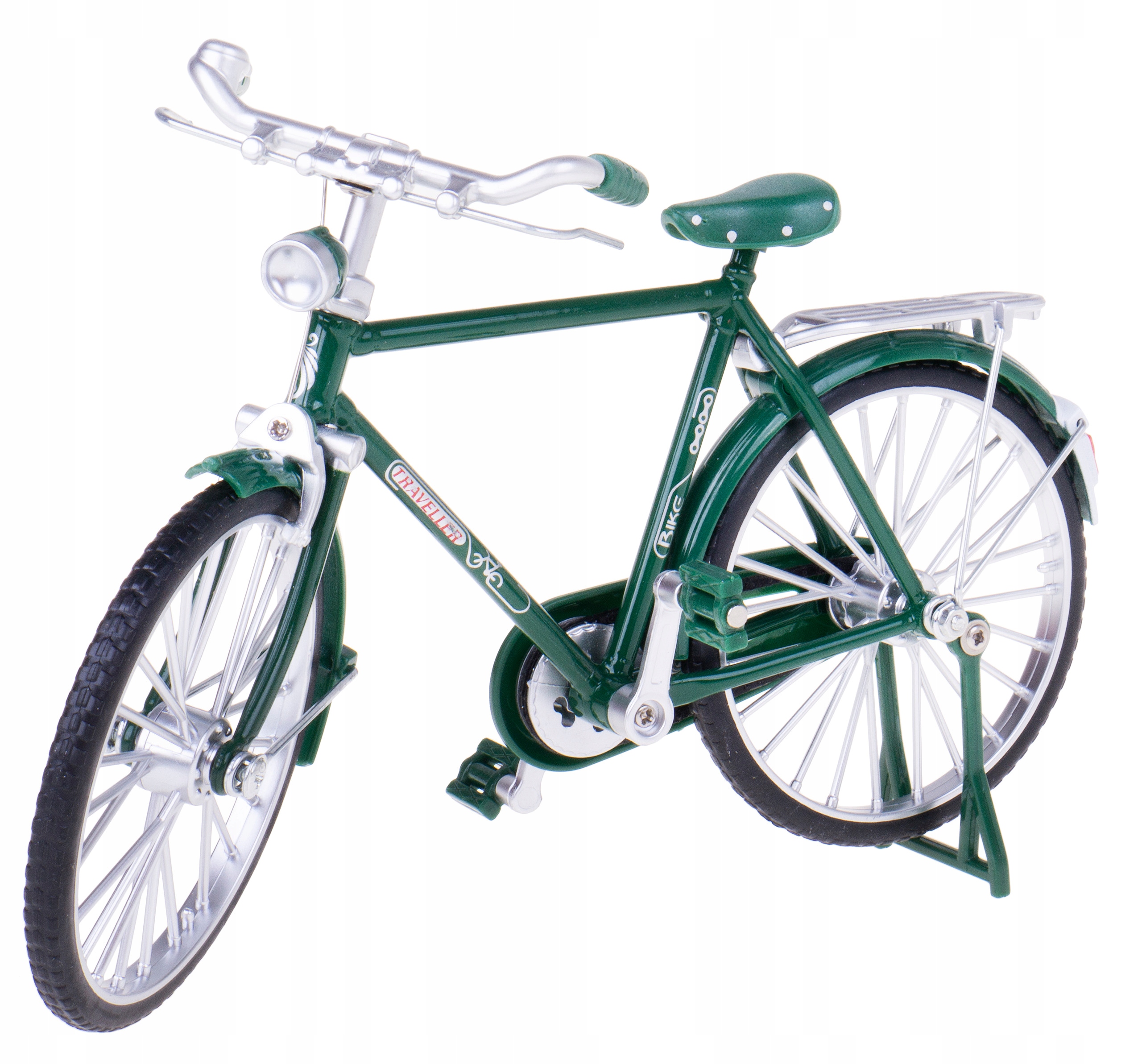 

Rower Retro Traveller Model Metal Welly 1:10 Zielo