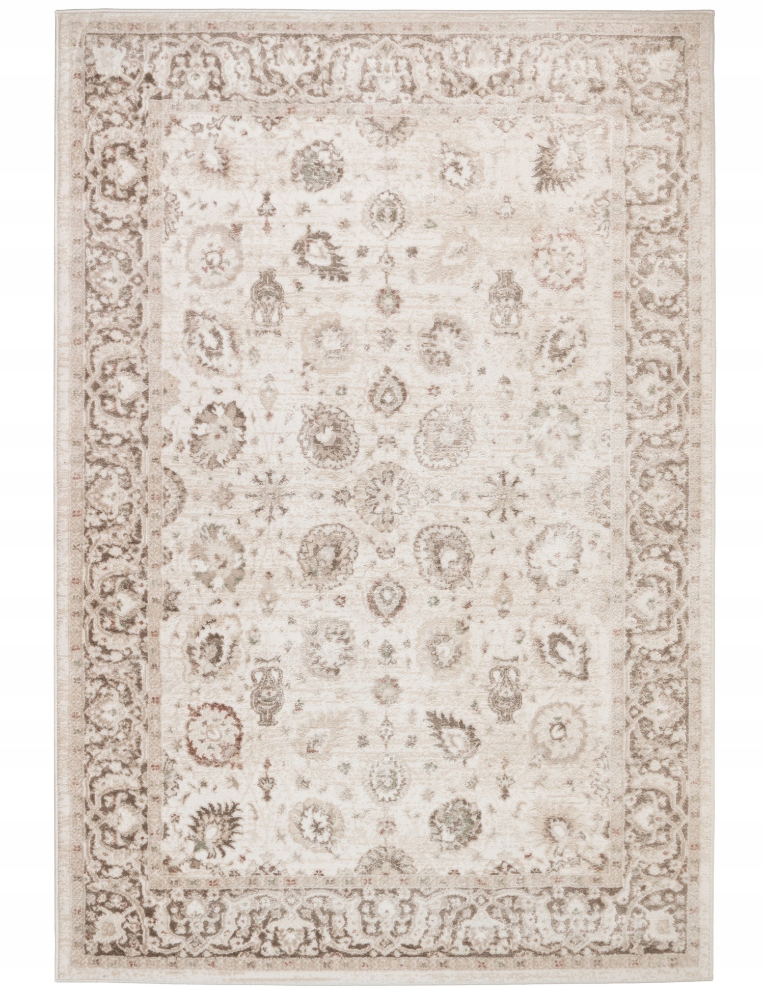 Klasický orientálny koberec 200 x 290 cm béžovo-zelený, veľká obývacia izba, spálňa
