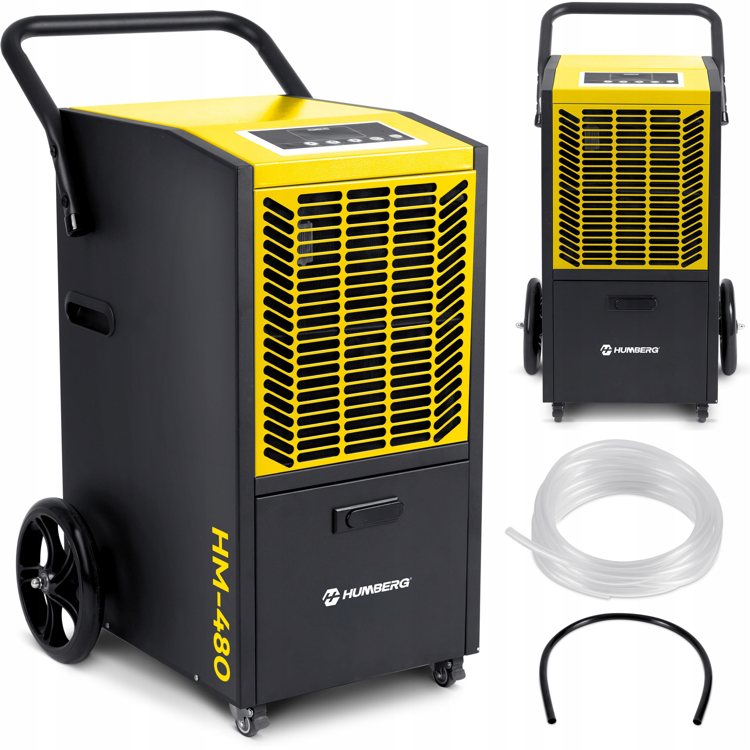 Osuszacz Powietrza Przemysłowy Pompa Tłocząca HM-480 Budowlany 50L/24H