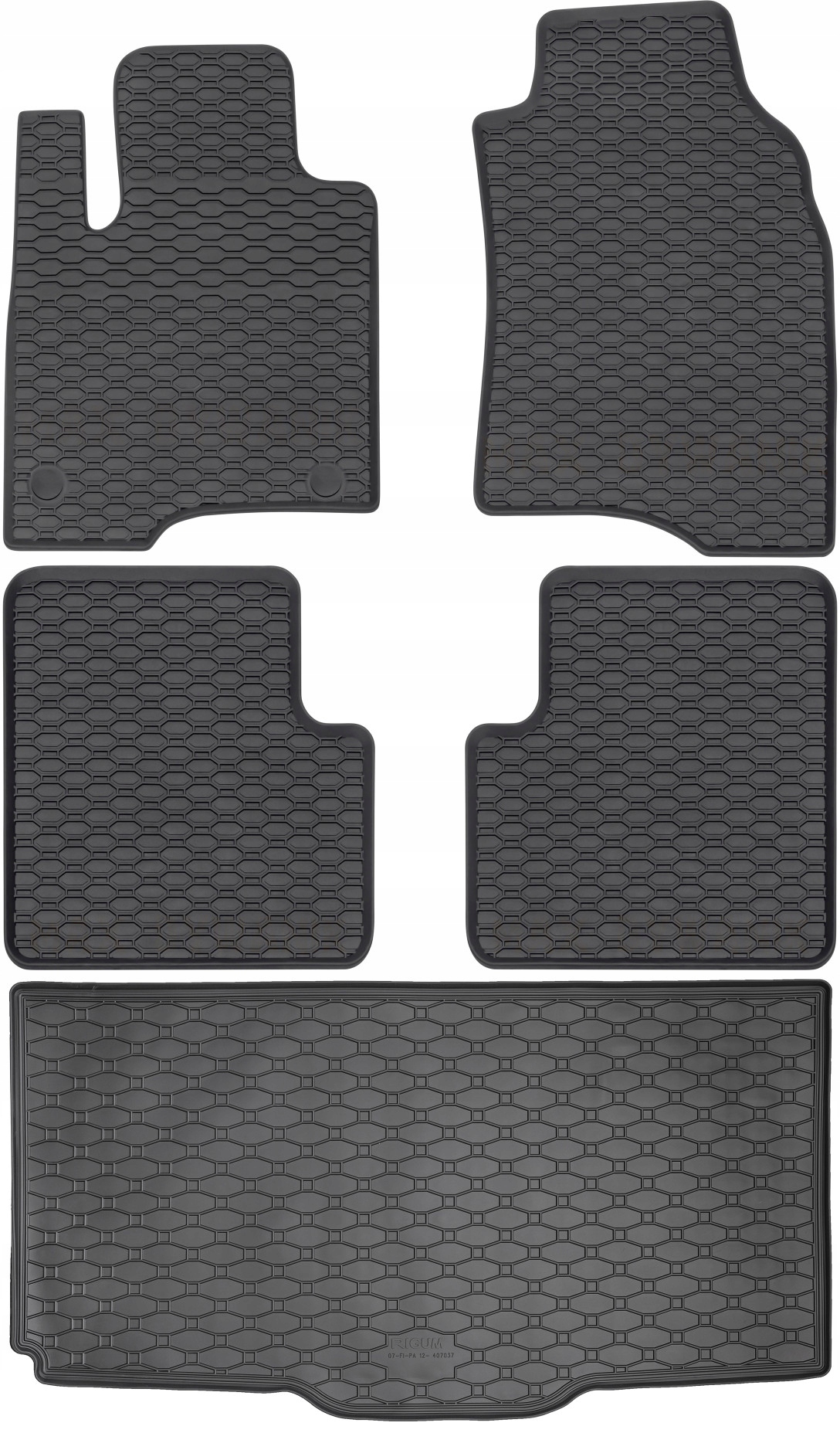 Fiat Panda Hatchback 2012 Koberce rohož do auta