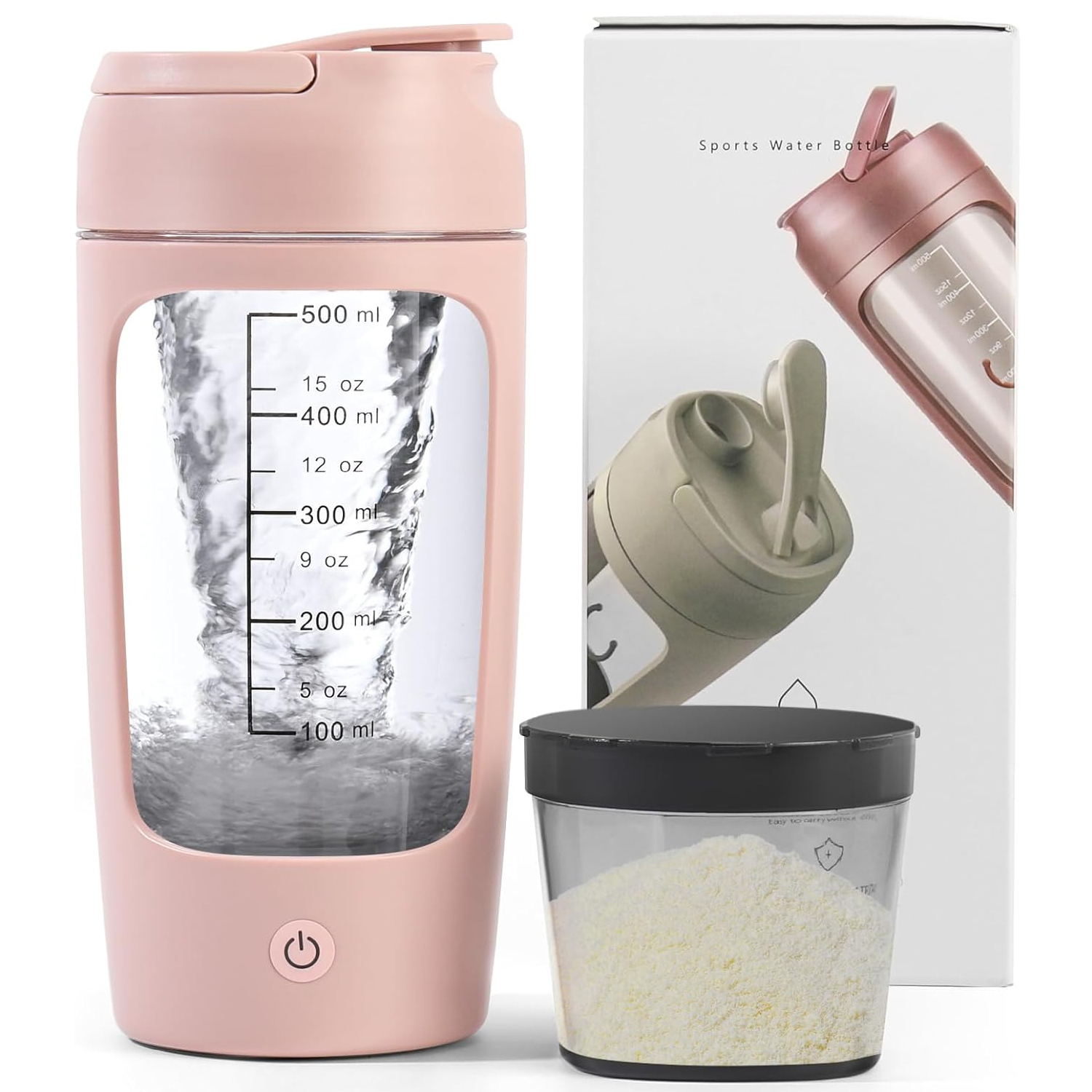 Přenosný Usb šejkr na bílé nápoje 650 ml bez Bpa