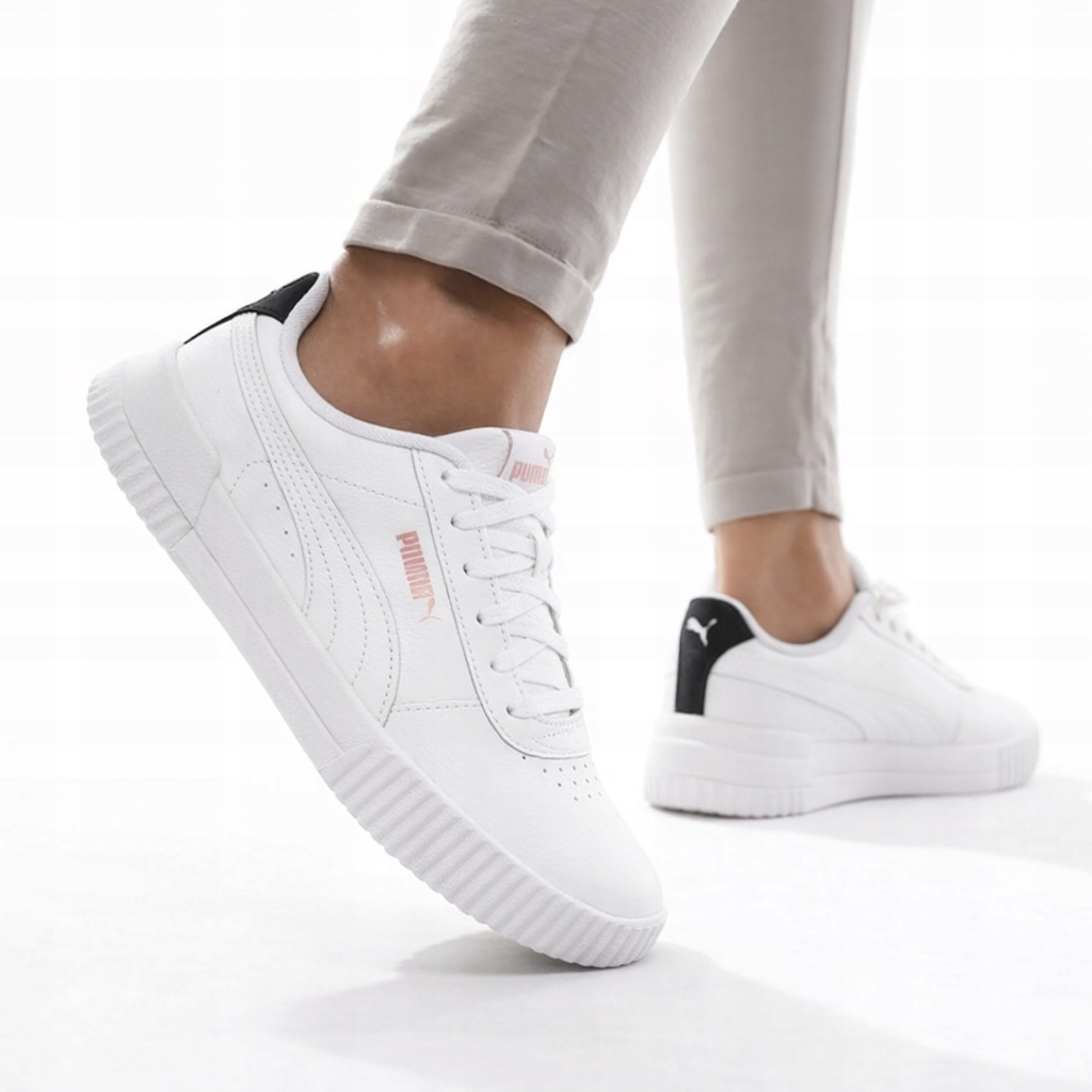 Buty damskie Puma Carina L sportowe modne do szkoły białe
