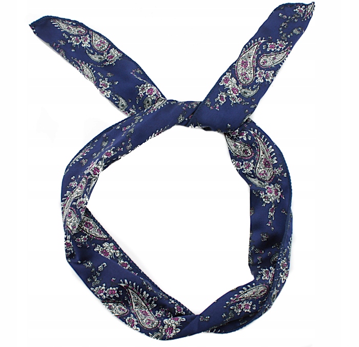 

Opaska Do Włosów Pin Up Na Drucie Granat Bandama