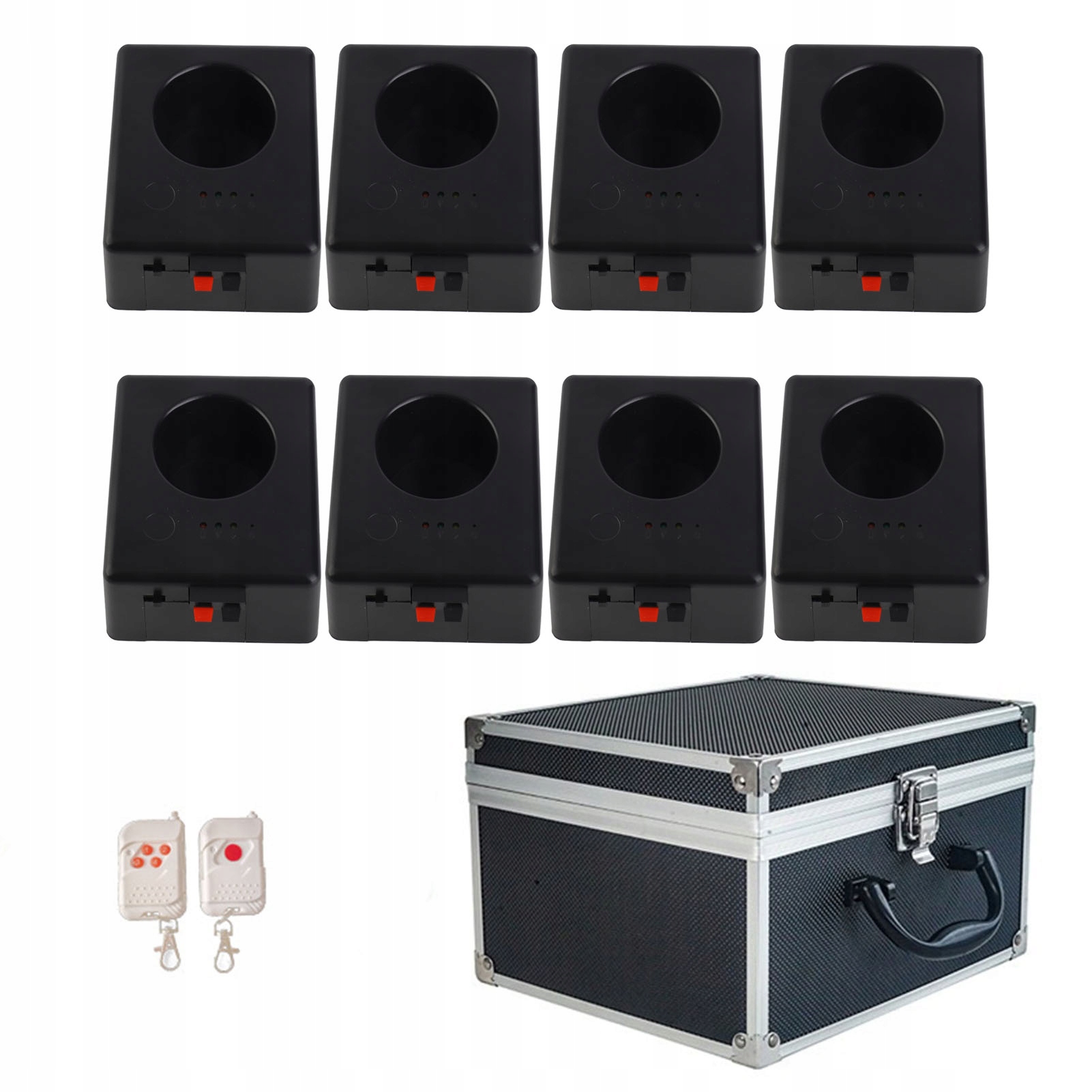 Systém Dálkového Odpalování Fantann Iskier Sada 8 Přijímačů, 2 Dálkové Ovladače, Kufřík