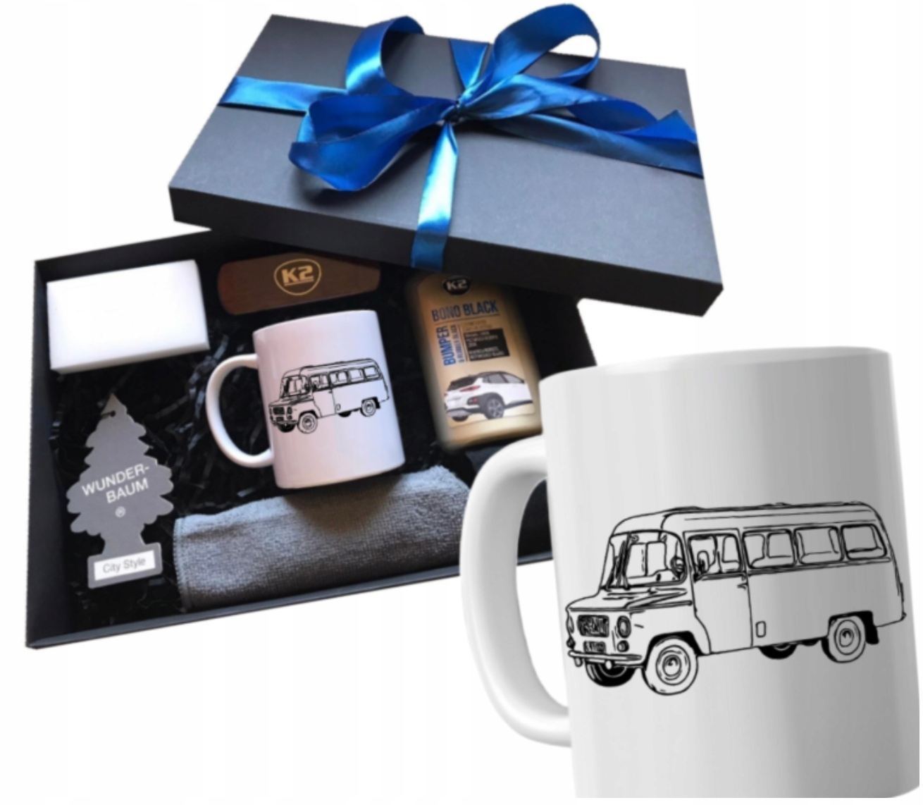 Sada hrnečků s vychytávkami Dárek k narozeninám, jmeninám Historické Auta Nysa