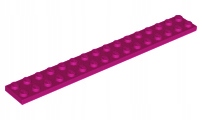 

Lego 4282 Płytka 2x16 magenta Nowa (5g)