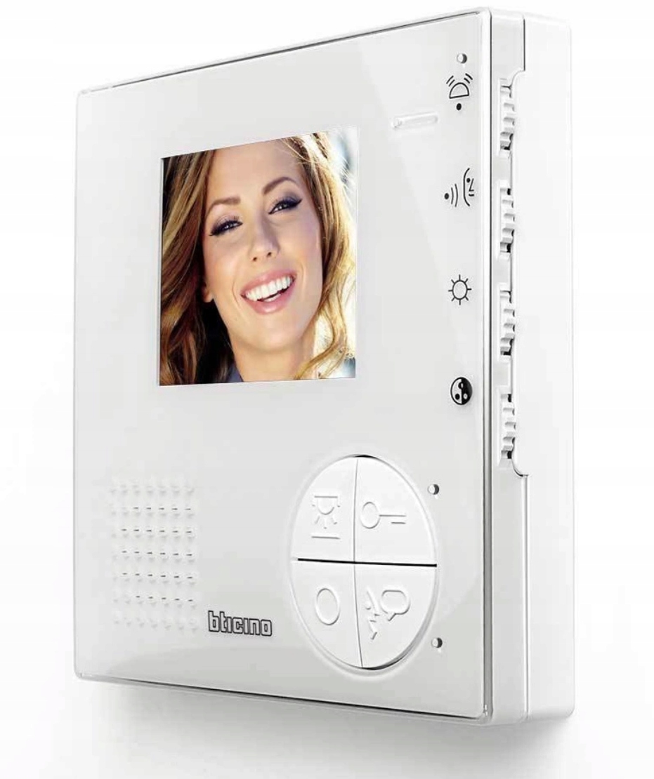 Videovrátnik handsfree C100 AV3 s dosahom 100 m Biela Bticino IP54 Legrand