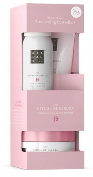 Rituals Sakura Trial Set żel 50ml balsam 70ml peeling 125g Zestaw