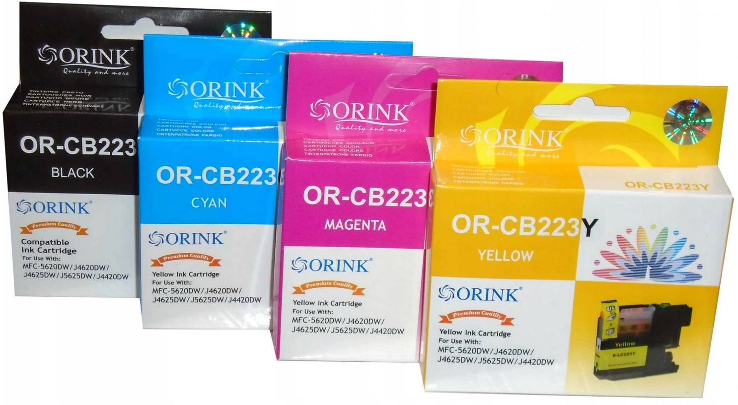 

4X Tusz LC223 XL Orink do Brother LC223XL Bk Cmy