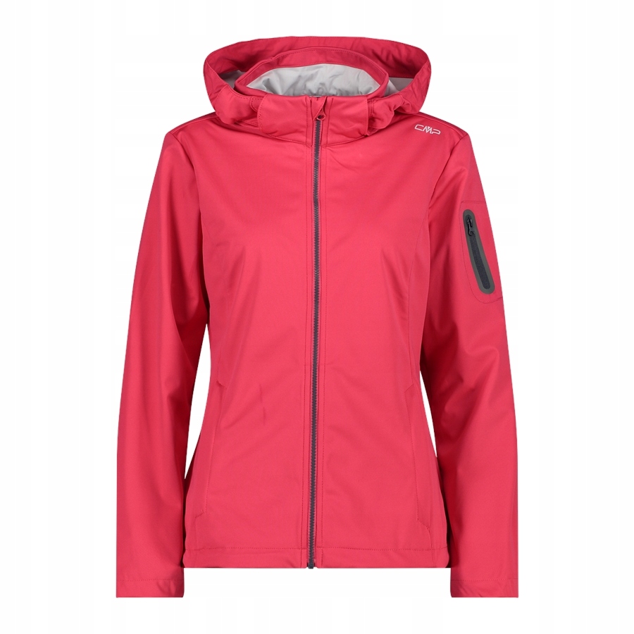 Kurtka Softshell Cmp 39A5016 Damska Lekka z Kapturem Campari Xxs