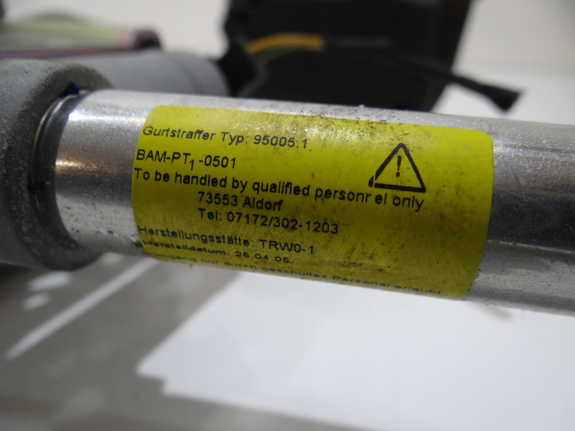 Gurten Sicherheits links heck BMW E65 LCI