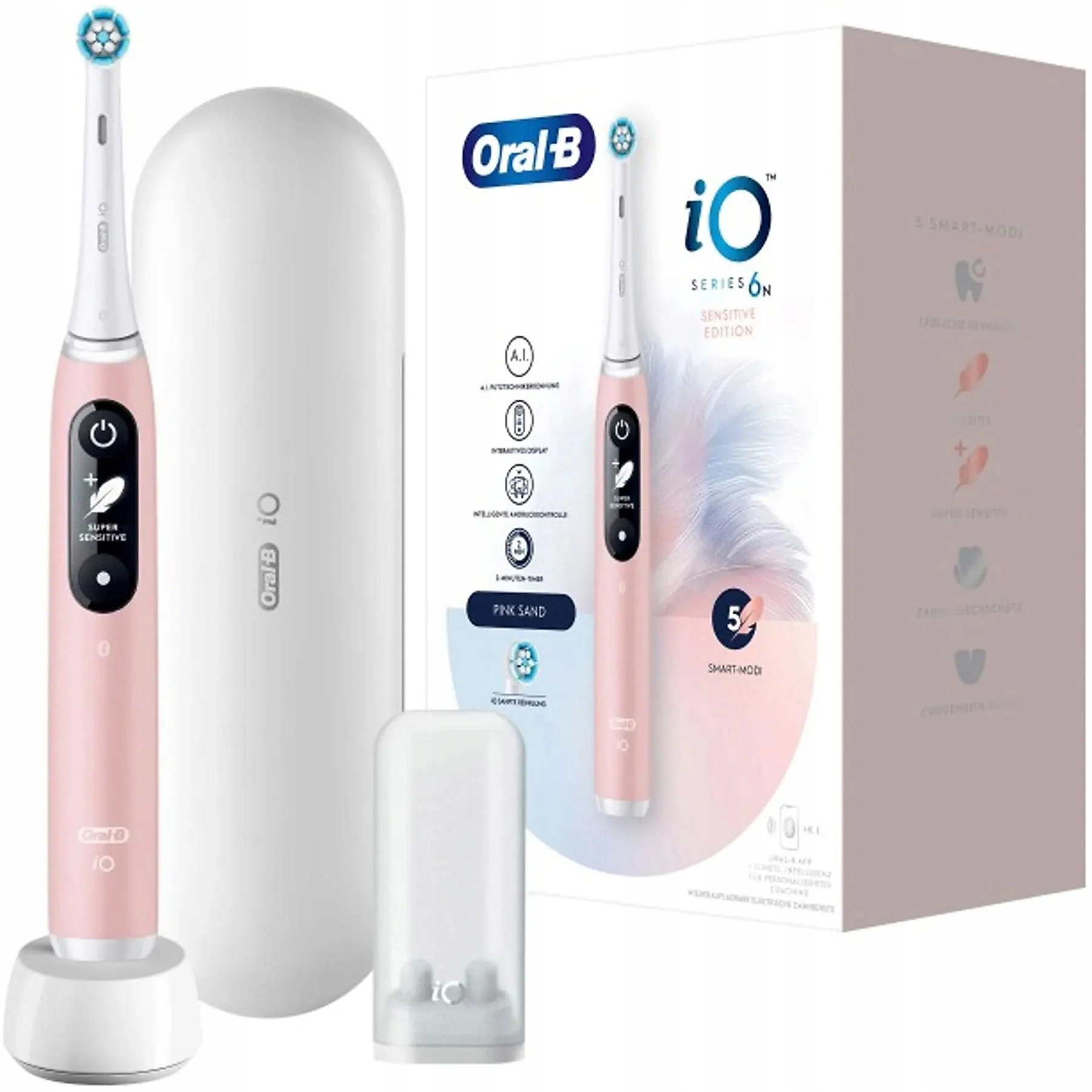 Szczoteczka Magnetyczna do Zębów Oral-B iO Series 6 Pink Sand Różowa