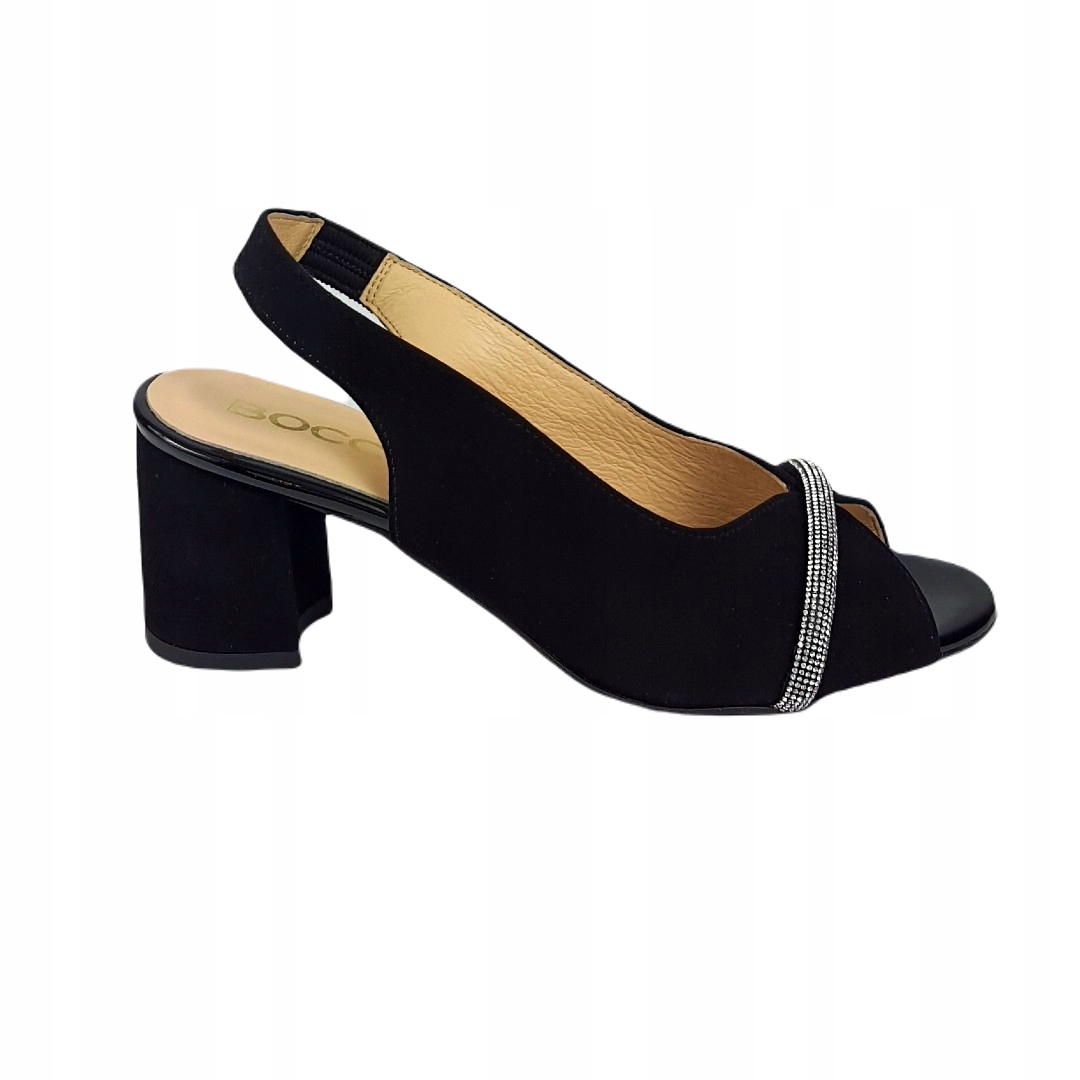 Dámské sandály Boccato 1518/J11/T80 Černé Velikost 38, Černá barva