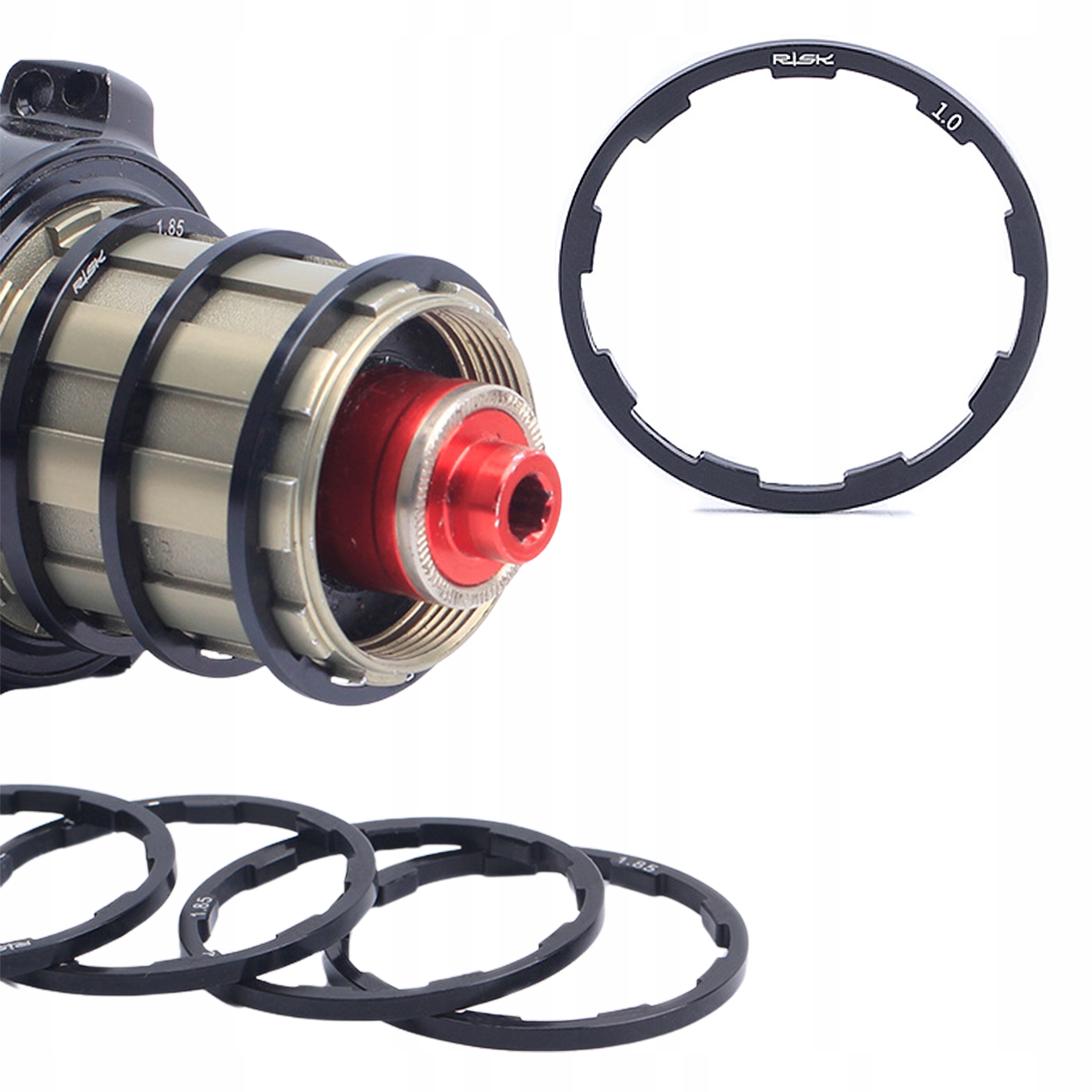 Podkładka Dystansowa Do Kasety Rowerowej 10 rz. 1 mm Aluminiowa Jakość
