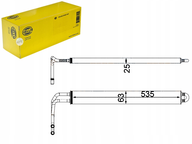 CHŁODNICA OLEJU [HELLA]