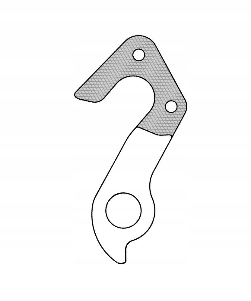 Hak Przerzutki GH-284 GT Marka Union