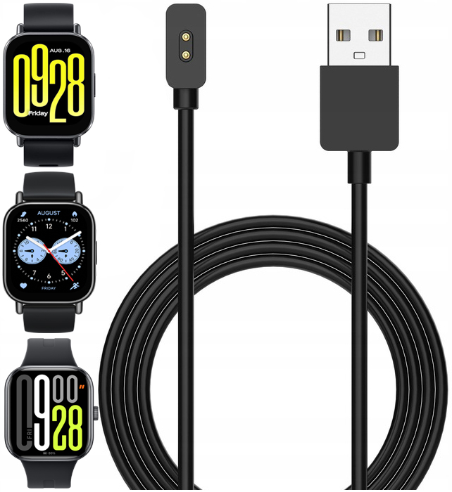 Ładowarka Kabel Usb Do Xiaomi Redmi Watch 6 5 5 Active, Lite 1M/100CM