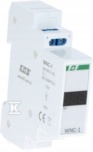 WNC-1 Mod.wsk.napięcia 1-FAZ.LCD