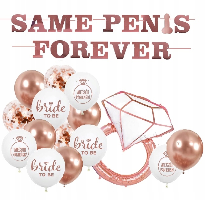 

zestaw Dekoracji na Wieczór Panieński