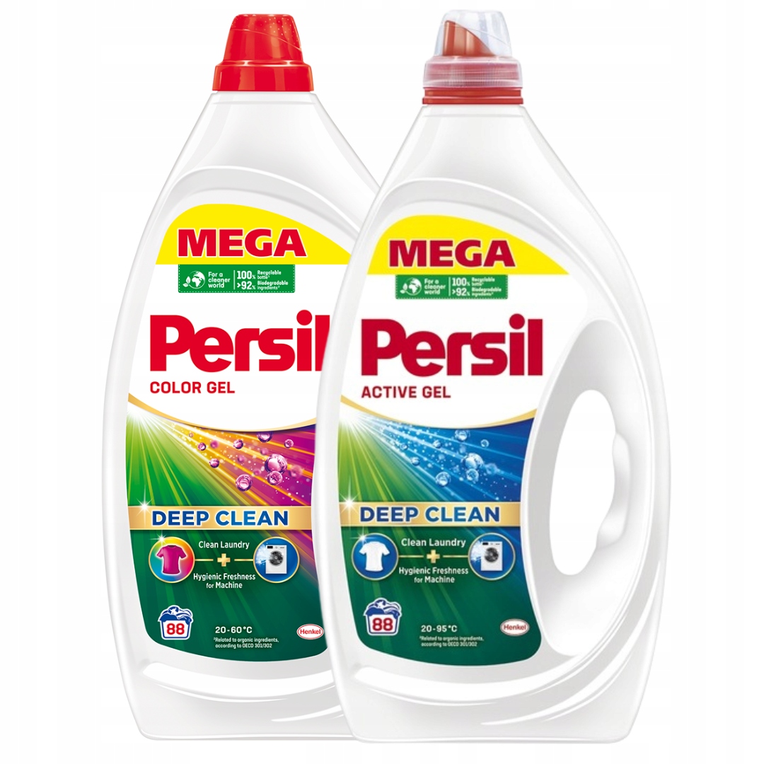 Persil Żel do Prania Białego i Kolorów Mix 176 prań 3,96L x2