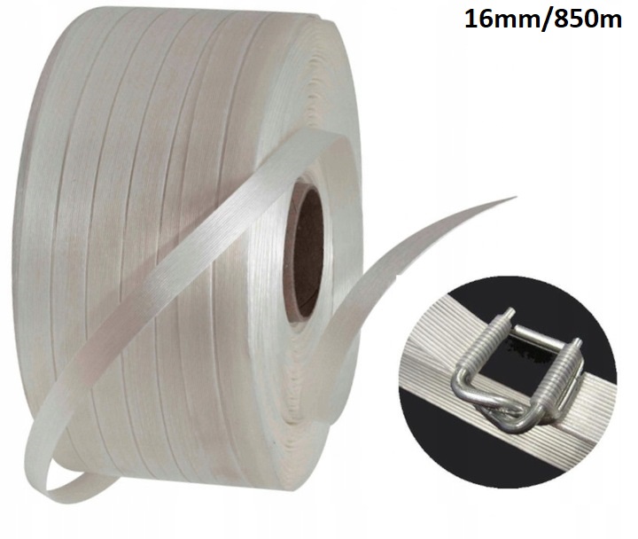 16 mm/850 m WG50 Polyesterová Páska Pro Bandáž Balíku, měkká
