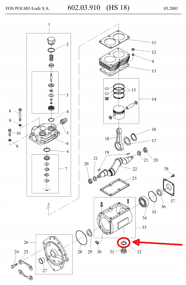 Uszczelka aluminiowa do HS18/19x/21x , 601.23../.24../27../35.., 602.07.. Numer katalogowy części 782.08.048