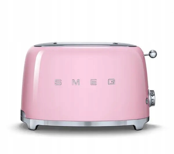 Toster dwuszczelinowy Smeg TSF01PKEU 2 Tosty 950W Stal nierdzewna Różowy