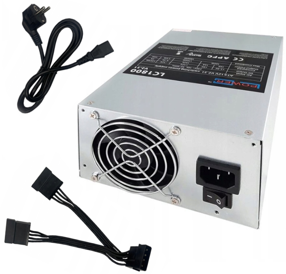 Napájecí Zdroj LC Power 1800W 85+ Pro Bagry 20x Pci-e