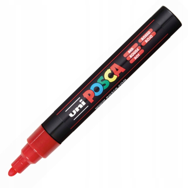 

Marker z farbą plakatową Posca PC-5M czerwony