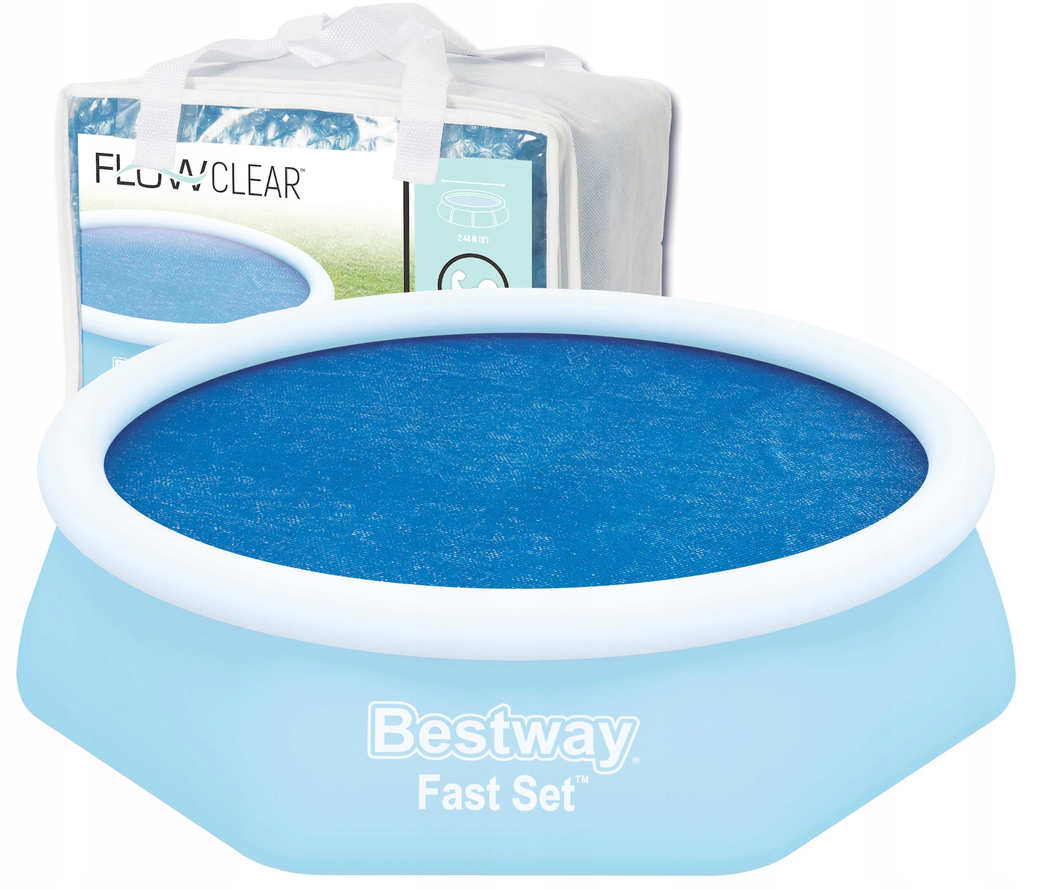 

Bestway Pokrywa Basenu Plandeka Solarna 244cm