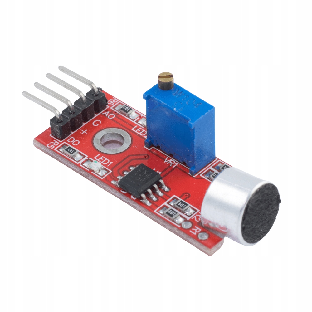 

Moduł czujnik dźwięku z mikrofonem KY-037 Arduino
