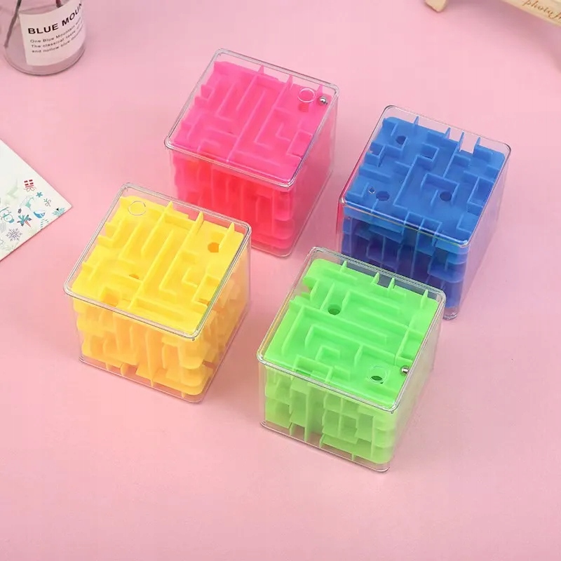 KOSTKA LOGICZNA MINI LABIRYNT 3D ŁAMIGŁOWKA NA REFLEKS Bohater brak