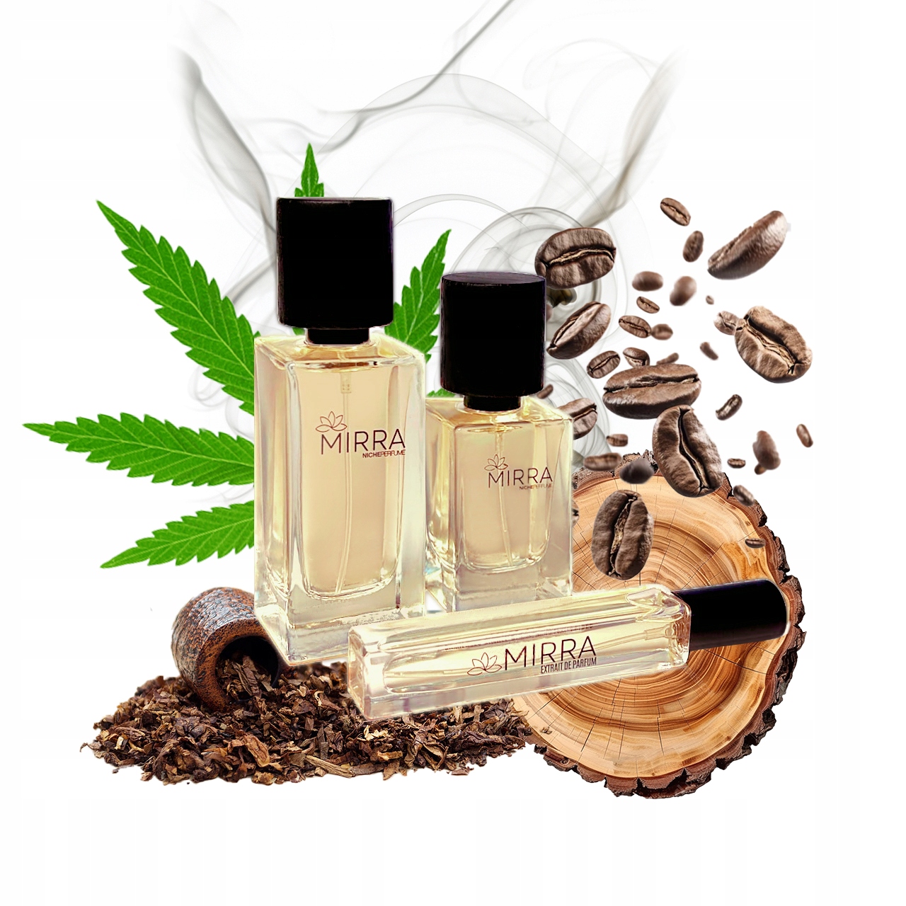 Mirra Perfumes 504 Black Afgano Extrait de Parfum 10 ml