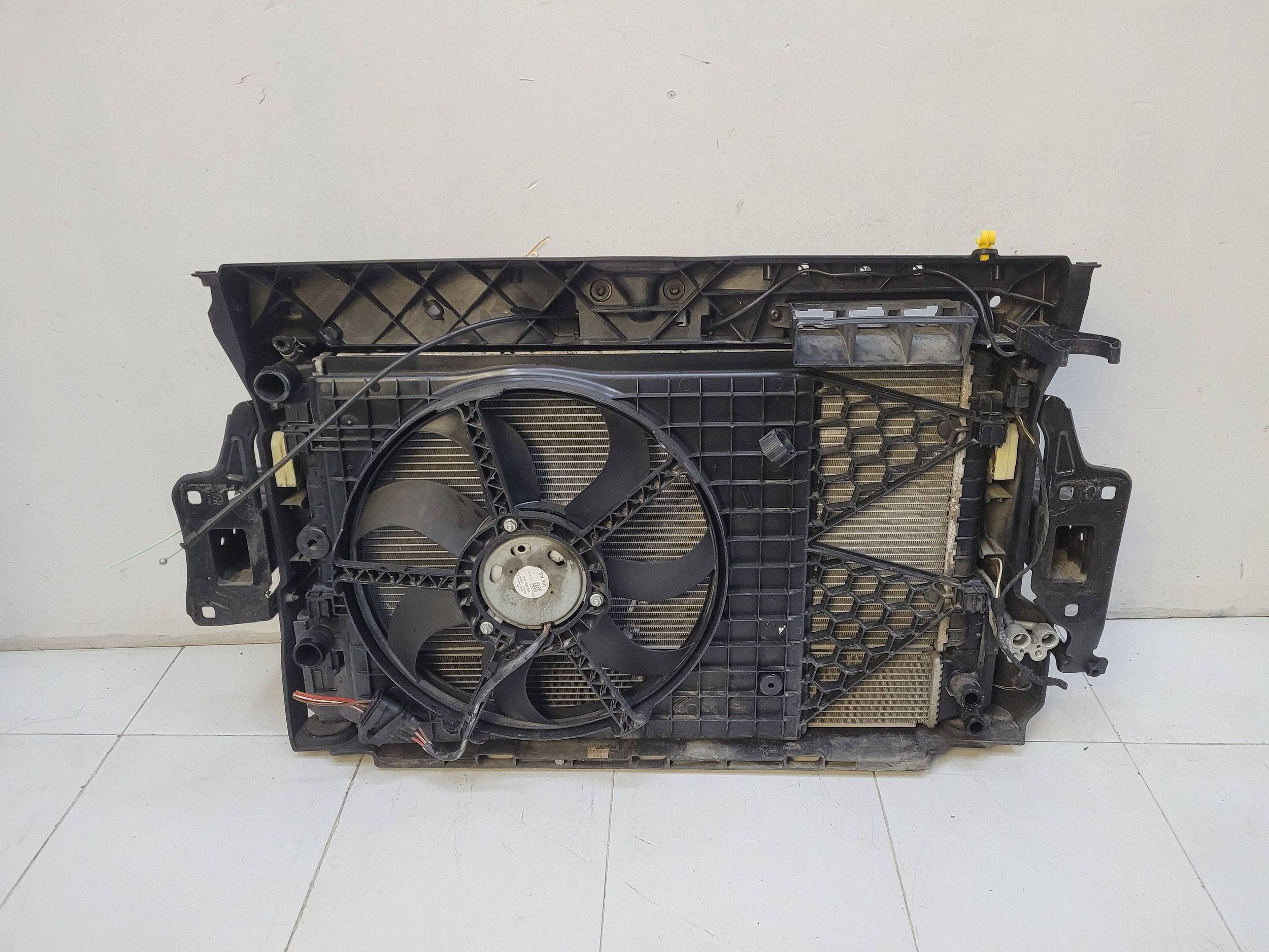 SKODA FABIA III 14r>1.4 TDI front panel, wall radiator fan KOMPLET