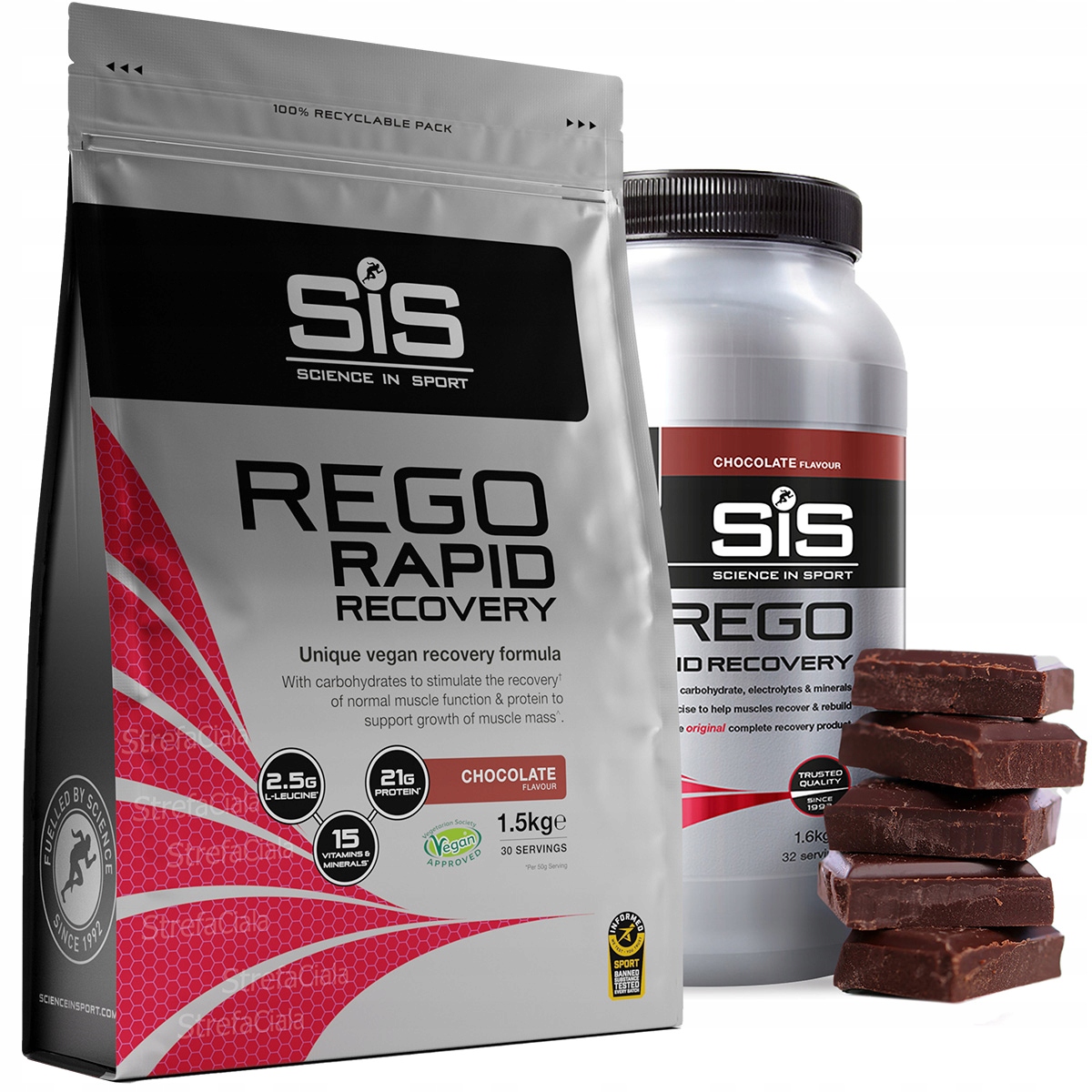 Sis Rego Rapid Recovery 1500 g Regenerační Koktejl Po Tréninku Čokoláda