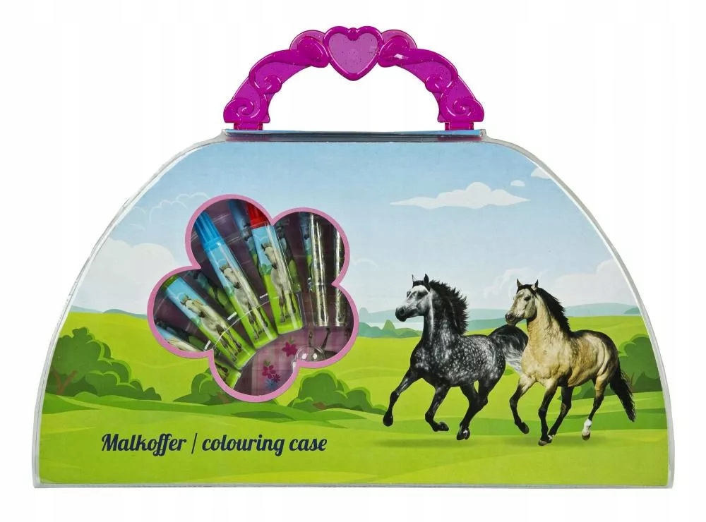 Zestaw do kolorowania KONIE KOŃ 51el.