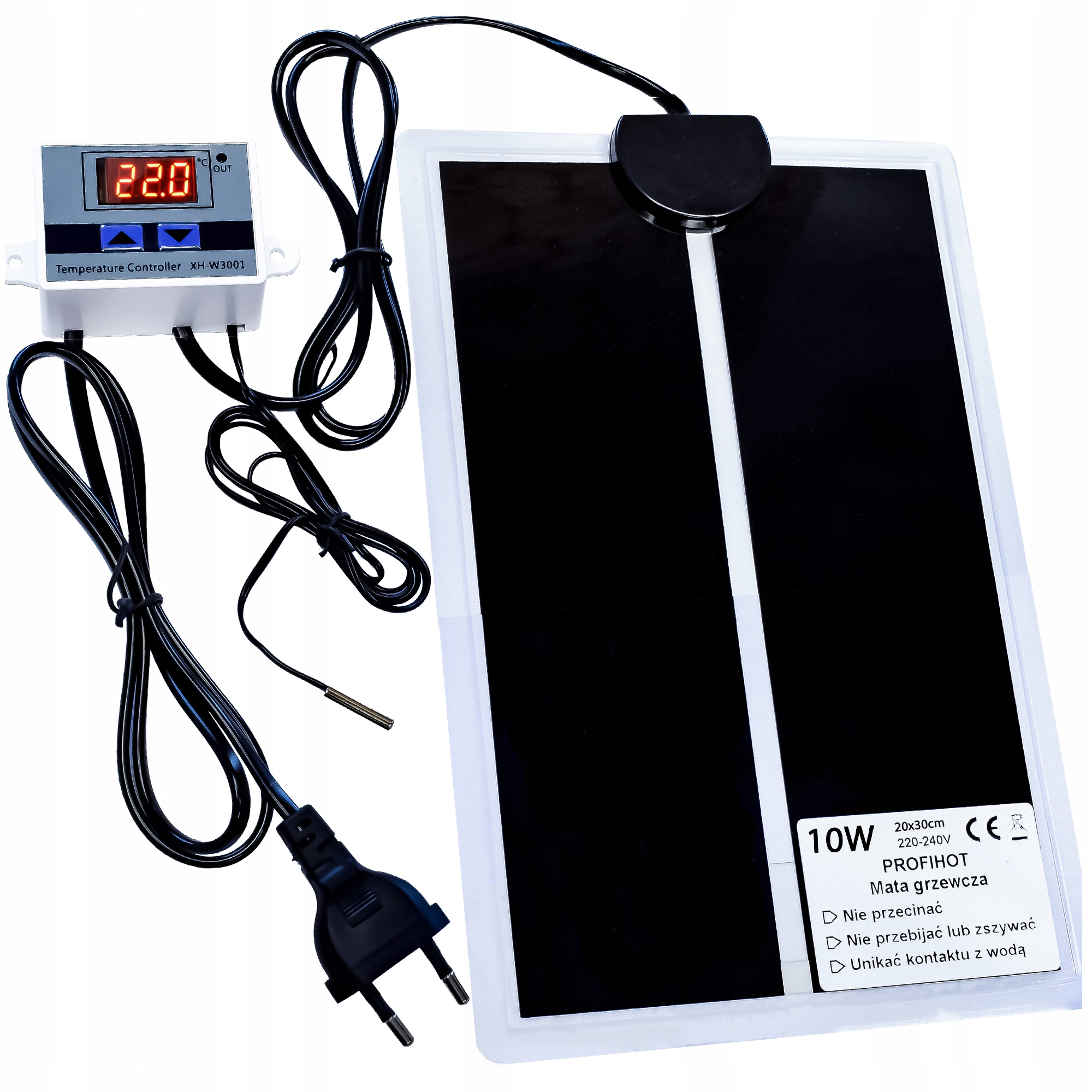 

Mata Grzewcza Z Termostatem Do Terrarium 20x30 10W