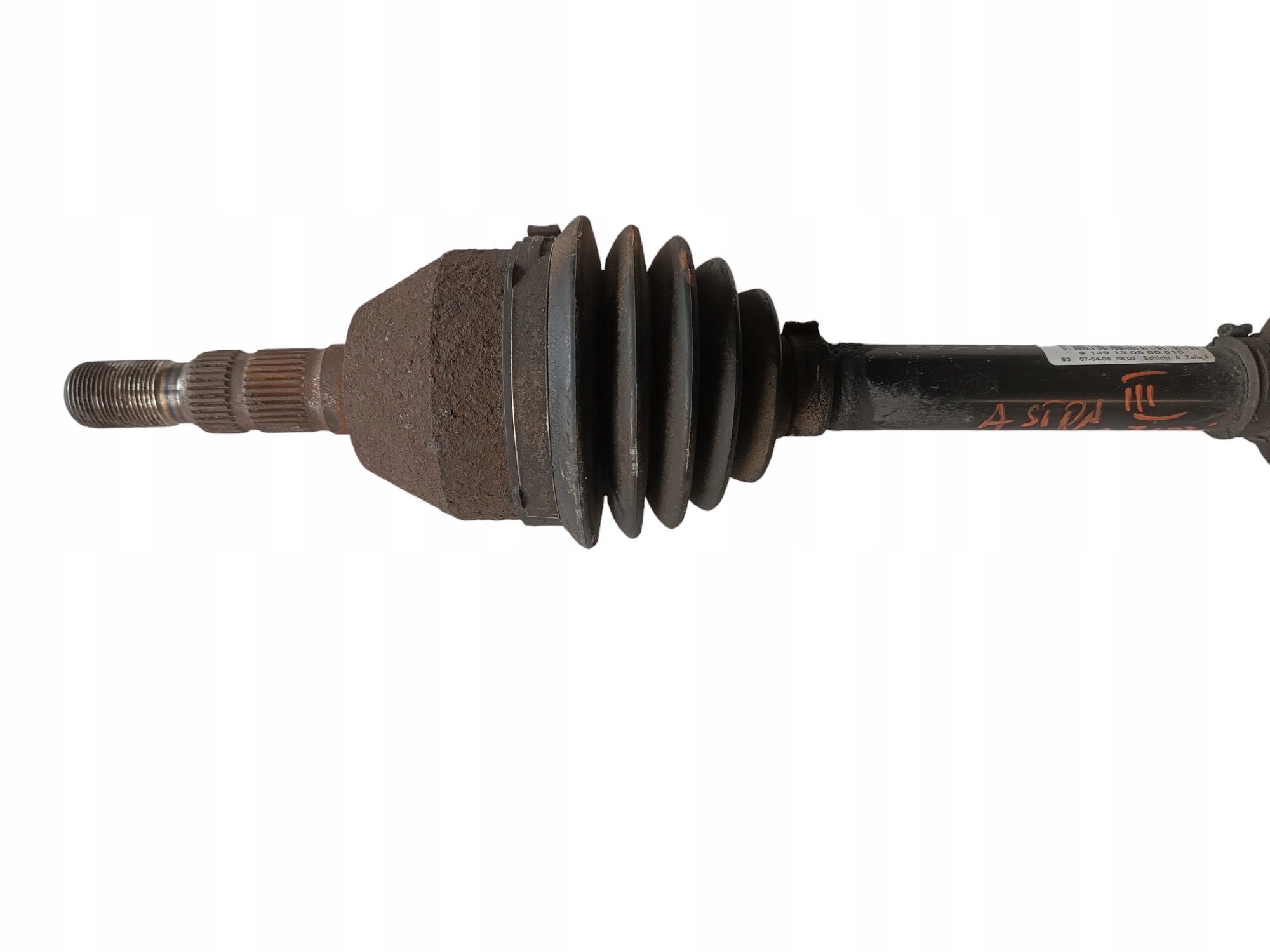 semi-axis left OPEL ASTRA III 1.7 CDTI 13124675