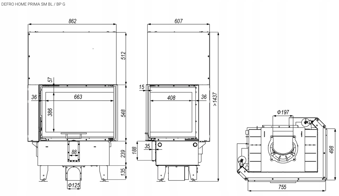 Defro Intra SM BP 10 kW G Marka Defro Home