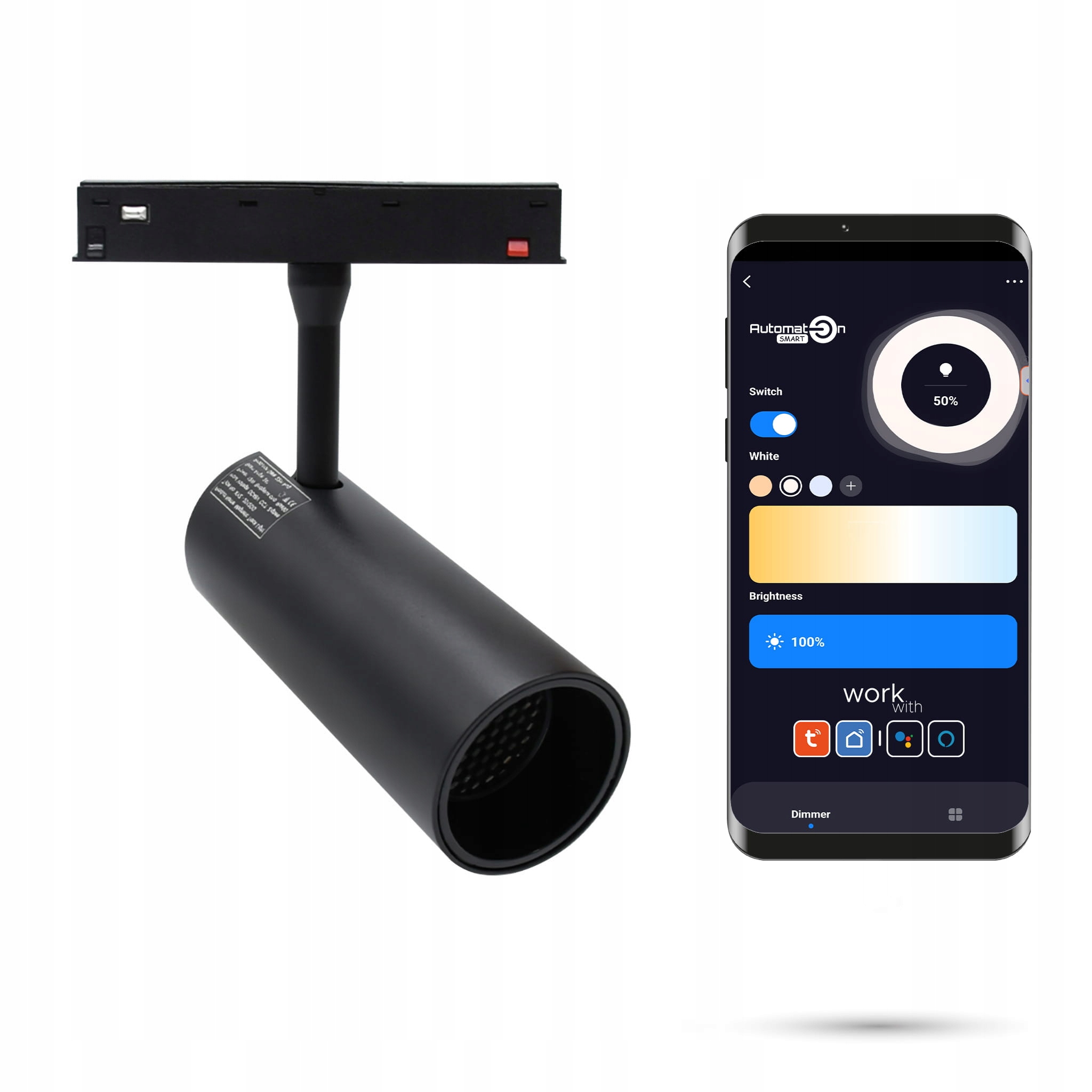 Led reflektor 2.4GHZ Track 20W Smart Track 48VDC 3000-6000K