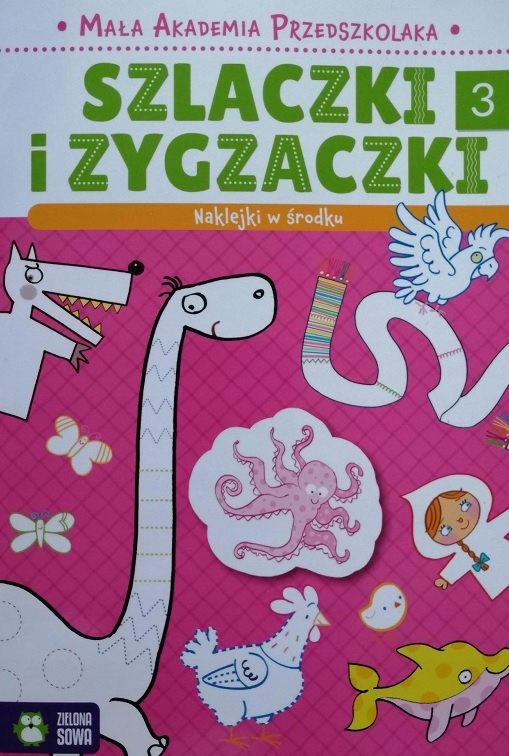 Mała Akademia Przedszkolaka Szlaczki 3. Naklejki