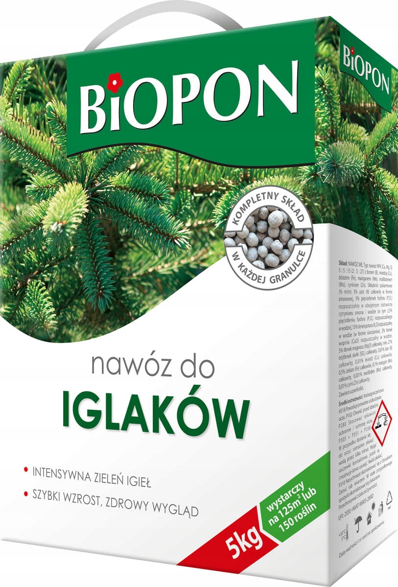 

Biopon Wieloskładnikowy Nawóz do Iglaków 5kg