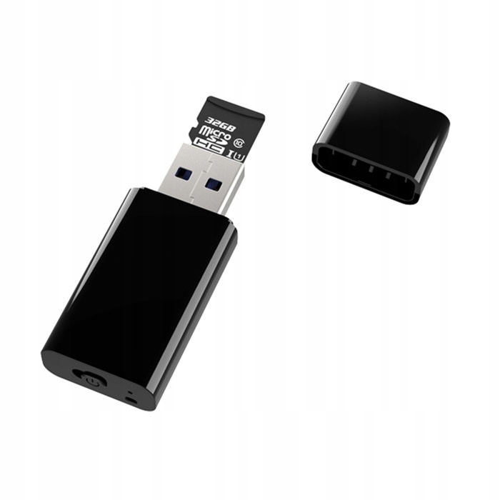 DYKTAFON szpiegowski 24H pendrive PODSŁUCH do 64GB Model UR2