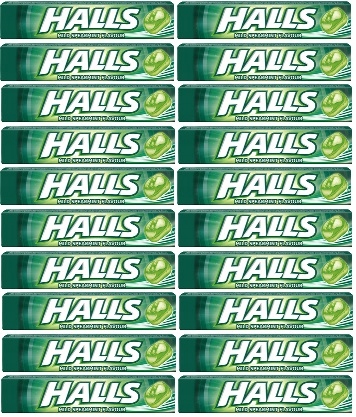 20x 33,5g Halls Jemná máta peprná Karton